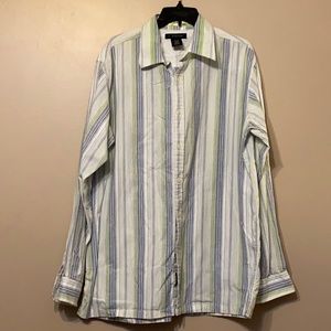 J. Ferrar Button Down Top, Xl Tall
